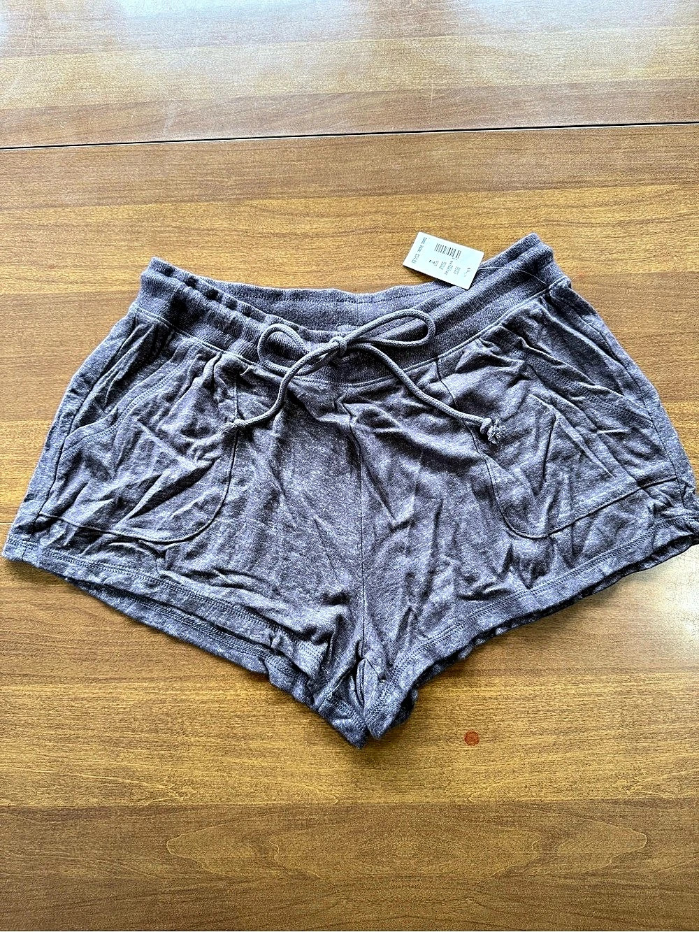 Aéropostale Casual Mid-Rise Shorts Gray Medium